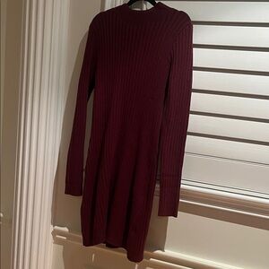 Hollister Maroon Knit Dress